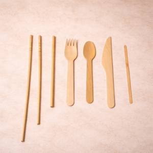Disposable Wooden Cutlery Set - Sustainable Dining Utensils