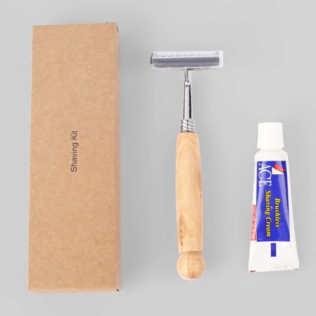 Premium Natural Bamboo Shaving Kit