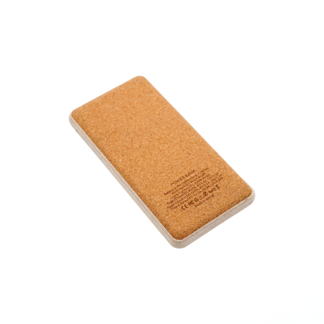 Cork Power Bank - Slim Fast Charging Portable Battery with USB-A & USB-C - Image 3