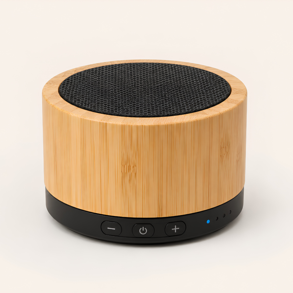 Bamboo Bluetooth Speaker | Compact Wooden Wireless Speaker for Home & Outdoor Use