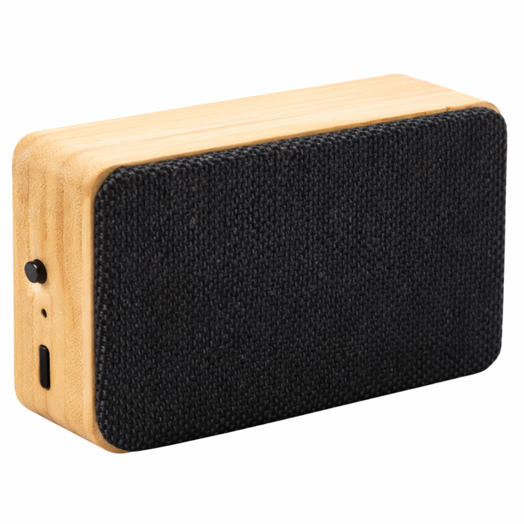 Bamboo Bluetooth Speaker - Compact Wireless Wooden Speaker For Home, Office & Outdoor Use