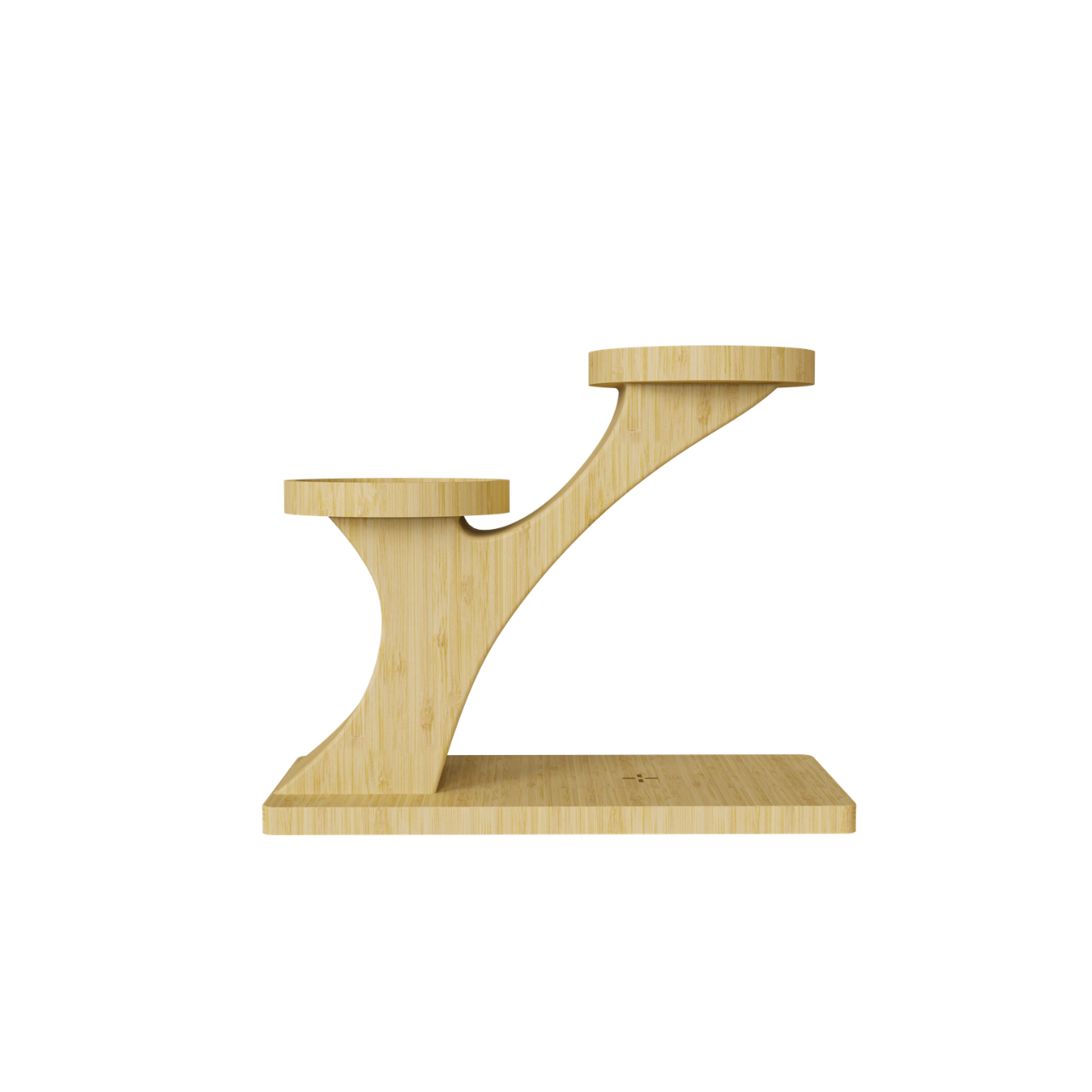 Plant Holder Bamboo Wireless Charger - Image 2