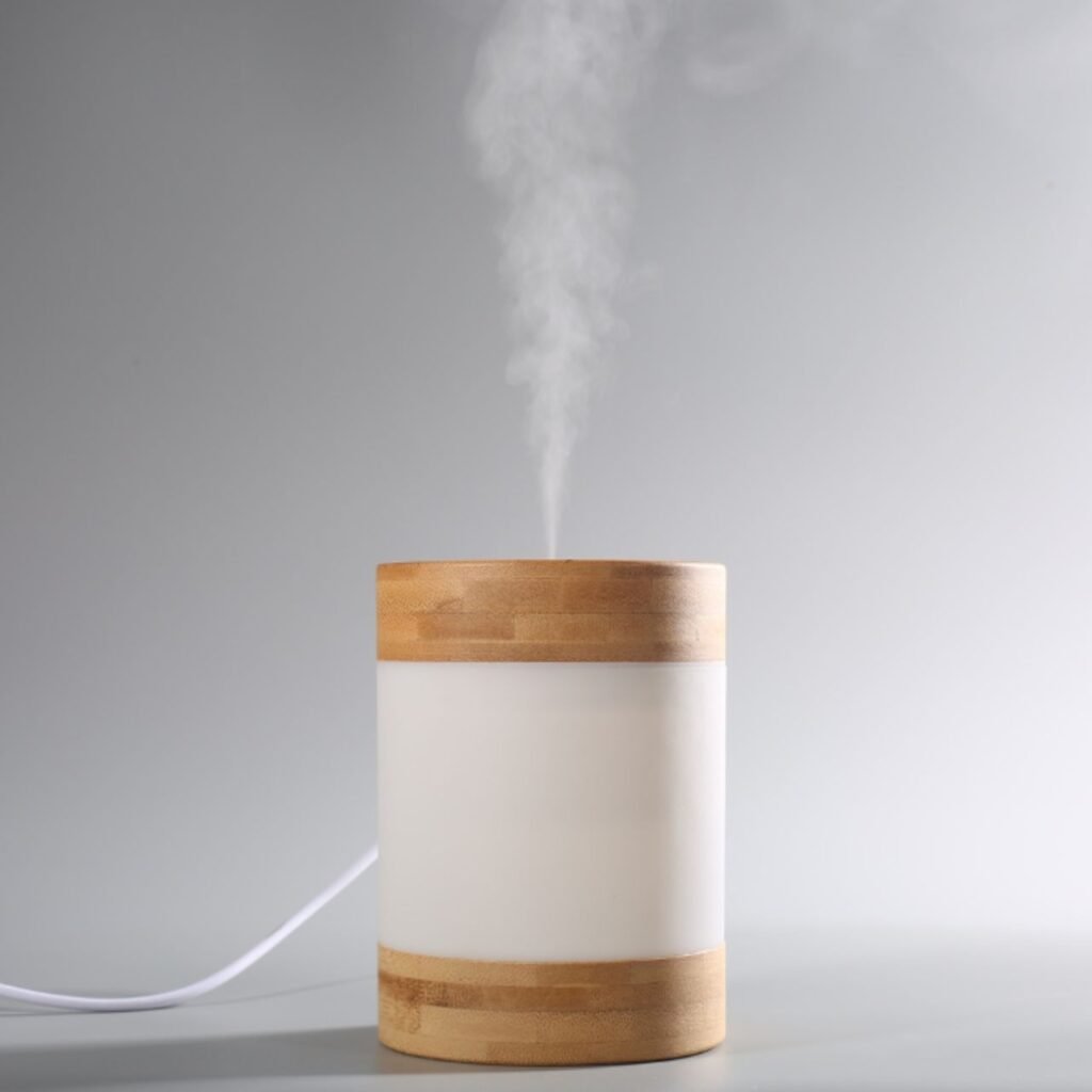 Bamboo Humidifier with LED Light