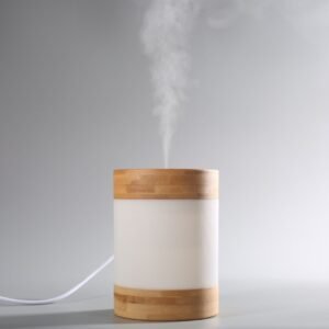 Bamboo Humidifier with LED Light
