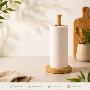 Eco-Friendly Bamboo Kitchen Towel Roll